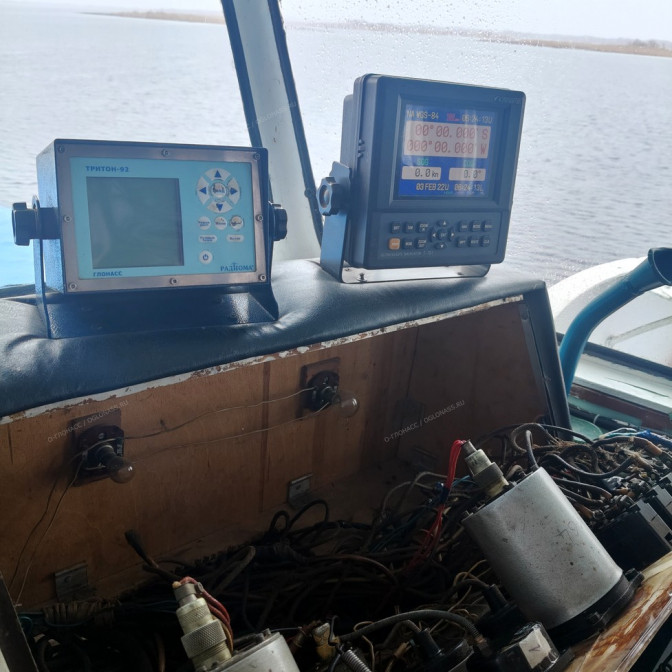 Установка системы Глонасс на речной транспорт